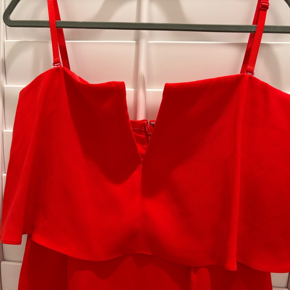 BCBGMaxAzria Strapless Vibrant Red Dress - Picture 3 of 6